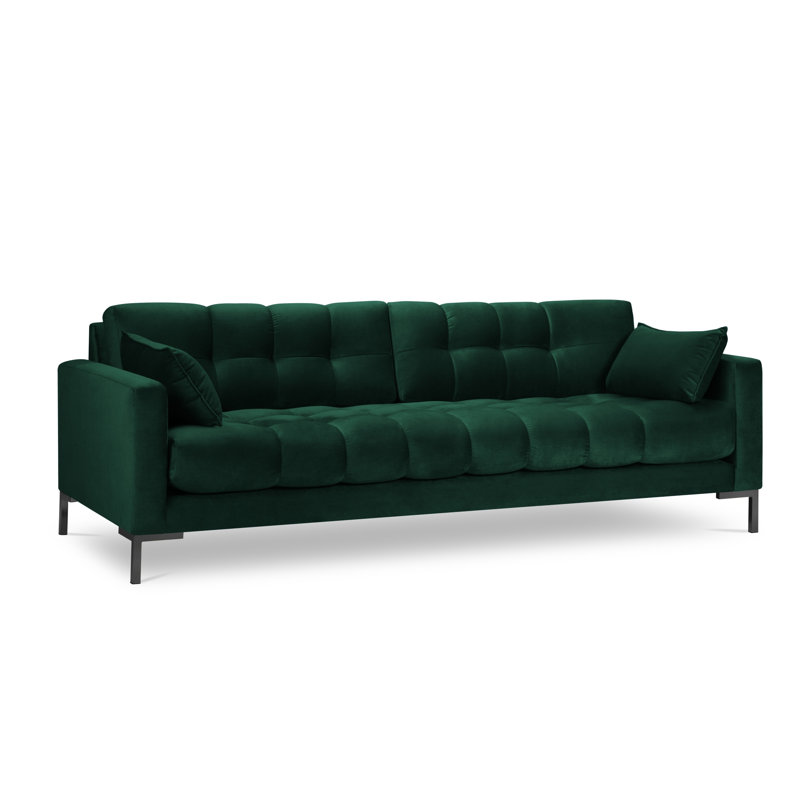 Adoraim 4 Seater Sofa, Black, Green