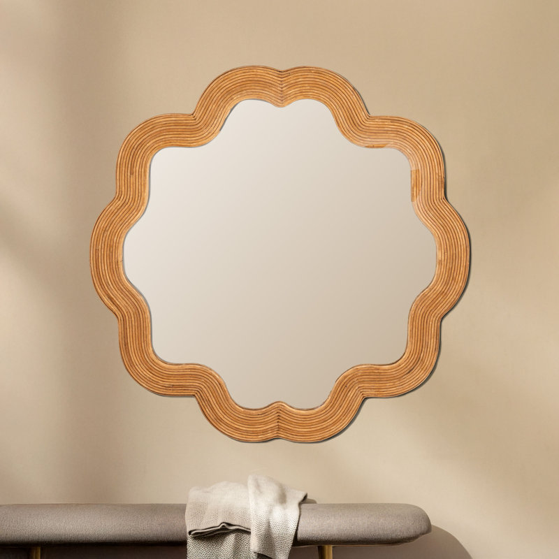 Miroir mural Scalloped
