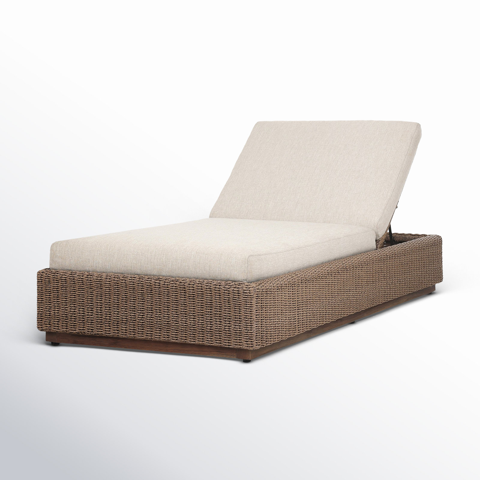 Piedmont 33" Teak Patio Chaise Lounge