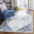 Cremont Hand Tufted Wool Cotton Oriental Rug in Ivory/Navy-1282641076