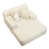 Velours côtelé beige et blanc