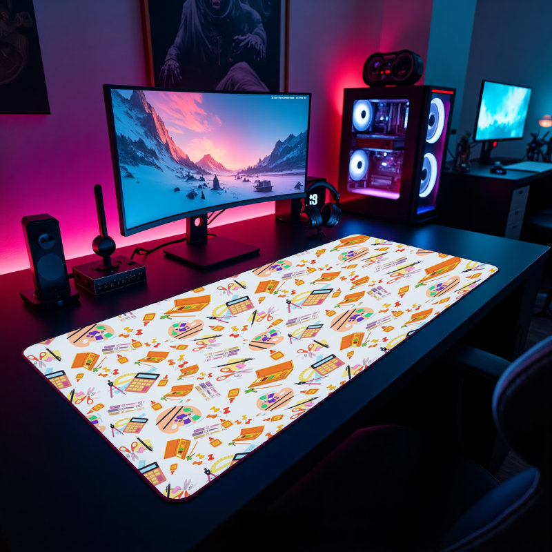 Polyester Desk Pad, 31.5x15.5