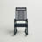 Classic Black Compact 15.5"x15" Outdoor Rocking Chair with Weatherproof Durability-1170822750