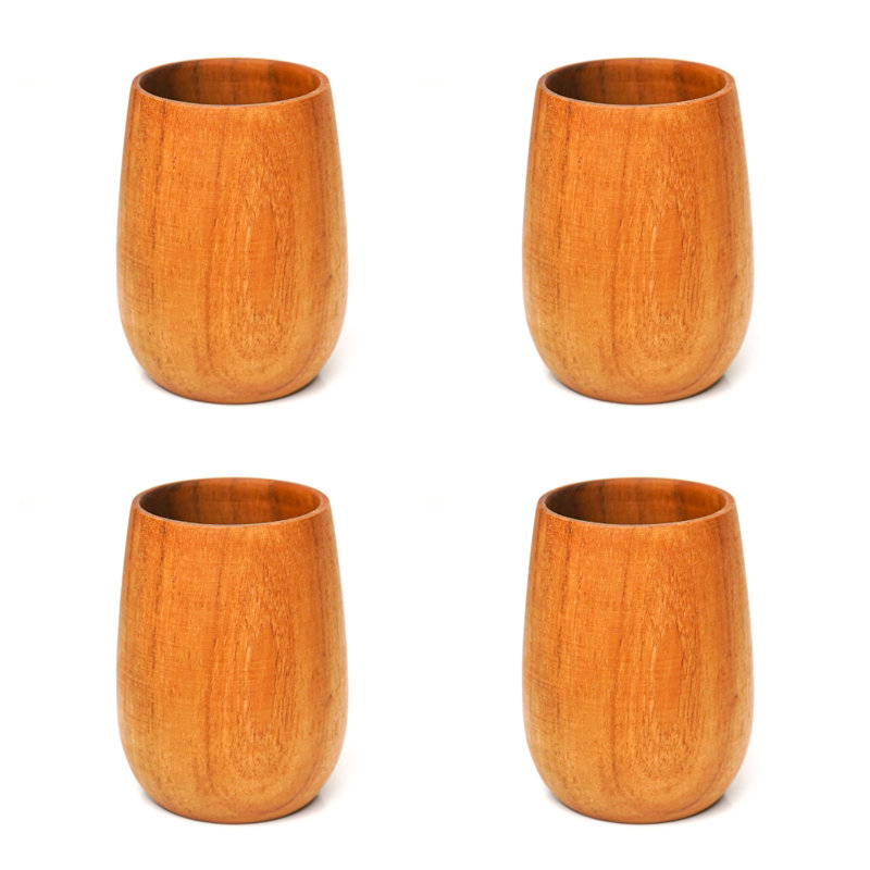 Handmade Teak Teacup, 4