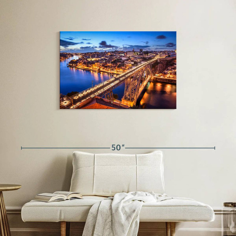 Rorry Illuminated Dom Luis I Bridge, 24" H x 36" W