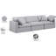 Canapé modulaire rembourré 105 po Itala-94482260