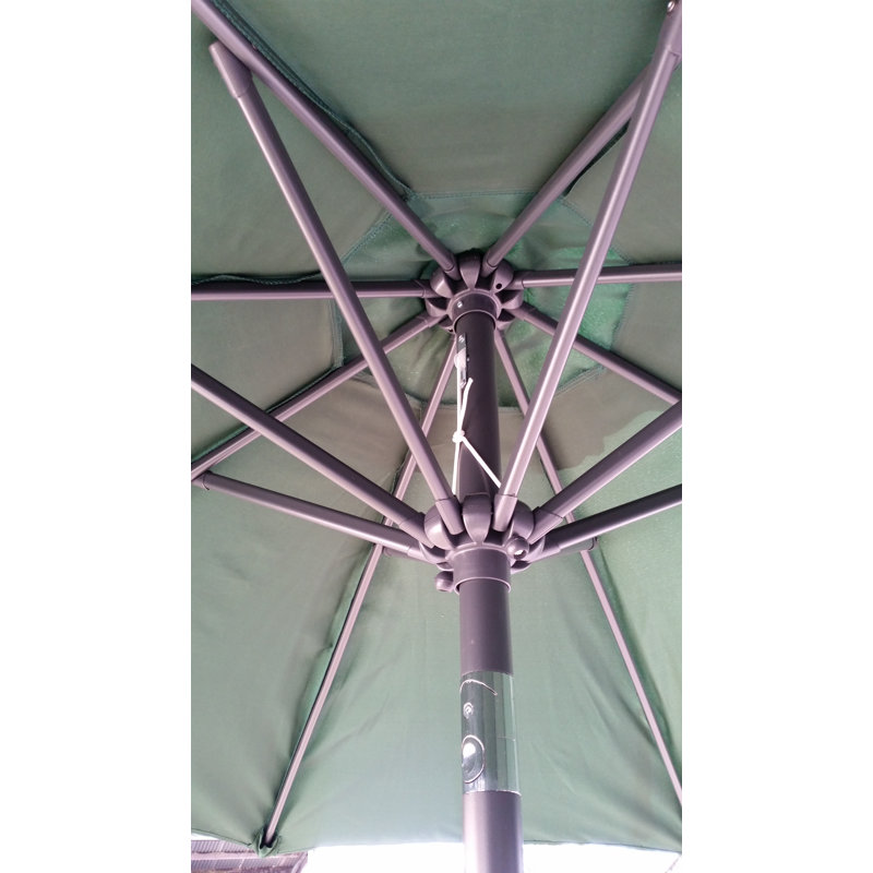 270cm Market Parasol, Forest Green