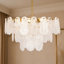 Lustre en cuivre moderne 8 lumières pour salle à manger Modern Luxury