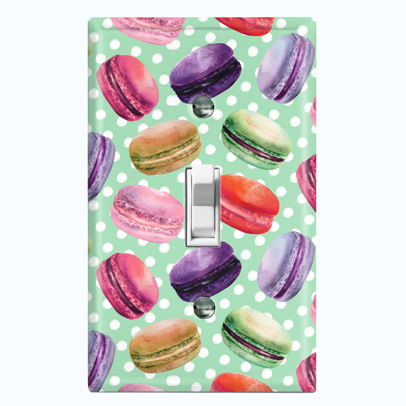 Patterned 1 - Gang Toggle Light Switch Standard Wall Plate