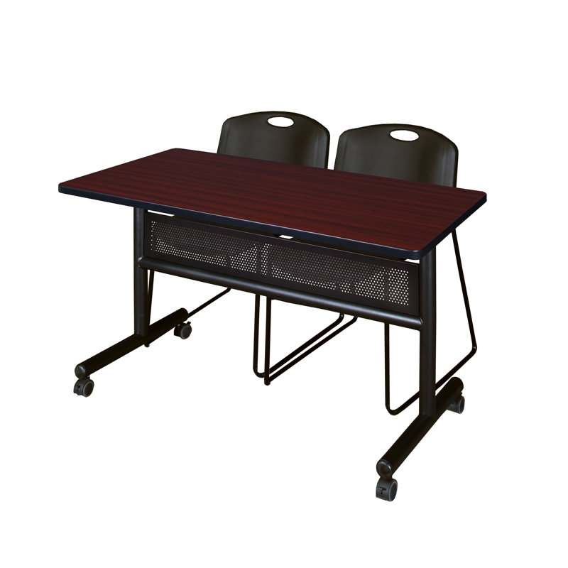 Table de nidification Nickilis, H 29 po x L 48 po x l 24 po, Acajou