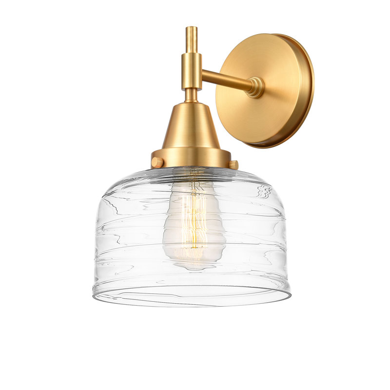 Amede Armed Sconce, Satin Gold