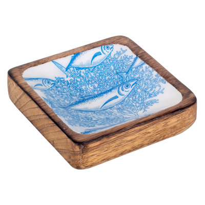 Cheemeng Solid + Manufactured Wood Decorative Plate 1
