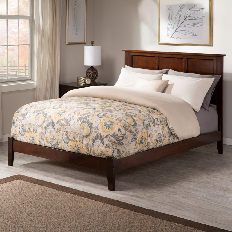 Lit plateforme Madison, Double, Walnut