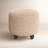 Risco 22.5" Wide Round Footstool Ottoman-466130515-466130516