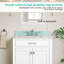 Dosseret de meuble-lavabo en marbre naturel de 30 pouces Carrara