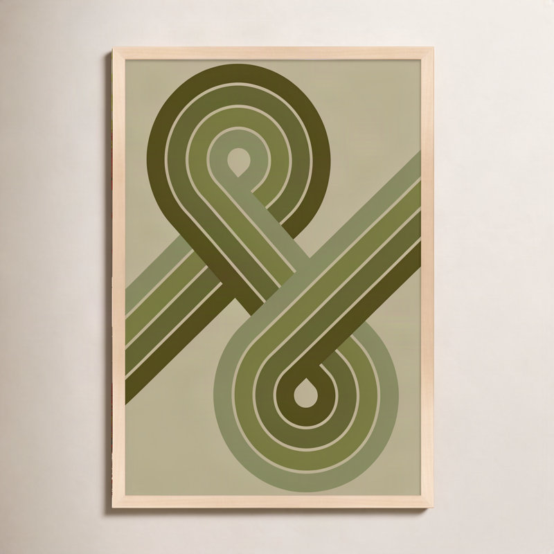 Jazz Swing Print by Jacques Pilon, Brown Framed, 50" H x 40" W