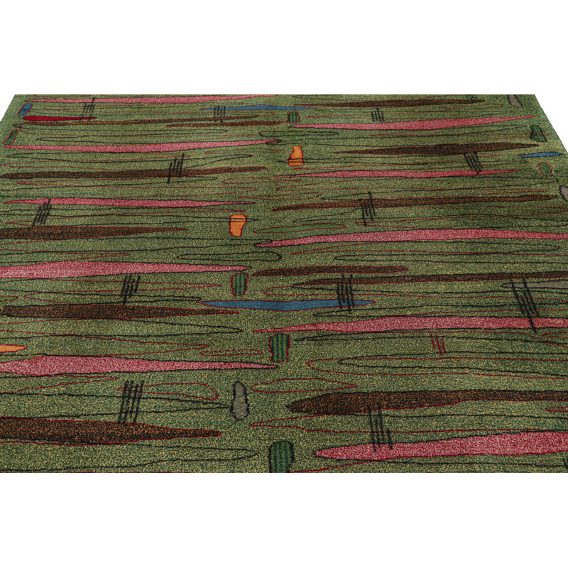 One-of-a-Kind 7’1”x9’6” Hand Knotted Area Rug