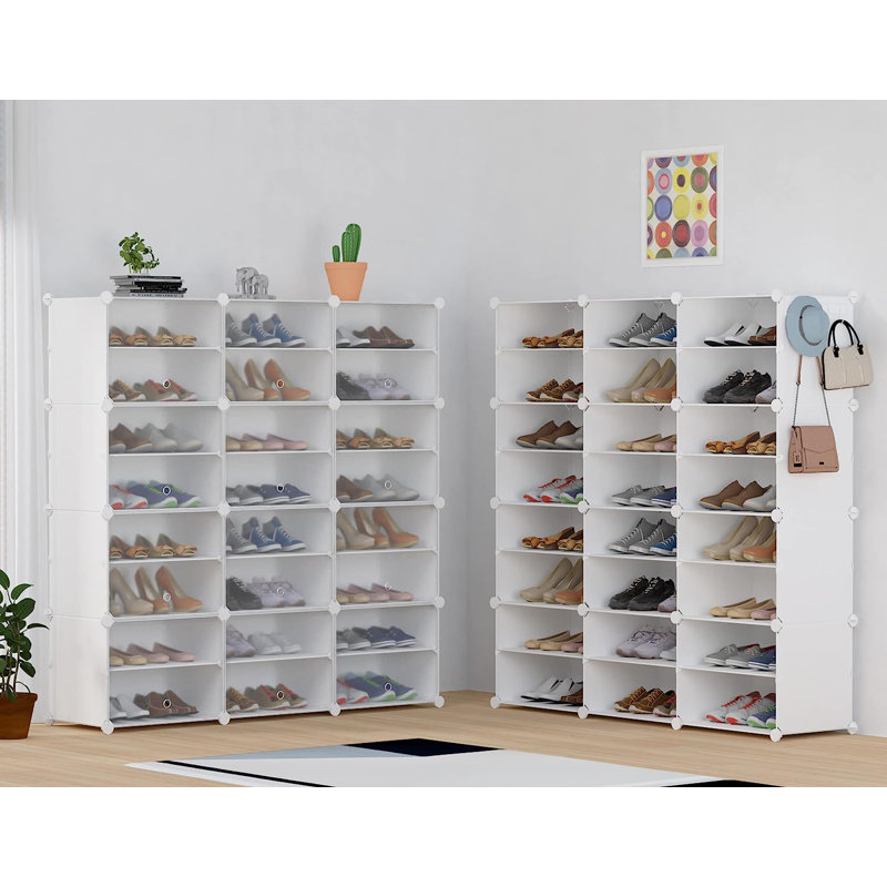 48 Pair Stackable Shoe Storage Box