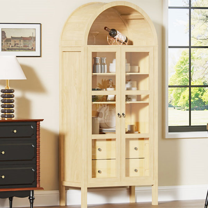 360 Display Corner Bookshelf, Oak