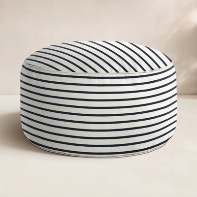 Moseley Round Upholstered Outdoor Ottoman