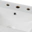 Meuble-lavabo de 36 po avec lavabo en céramique, meuble-lavabo avec tablette réglable et tablette ouverte, avec pieds en bois massif, finition peinte imperméable, boutons en métal et charnières à fermeture en douceur -115898792