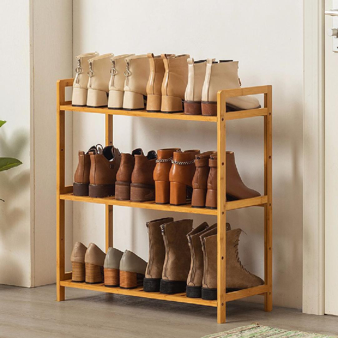 3-Tier 12 Pair Shoe Rack Rebrilliant Finish: Bronze