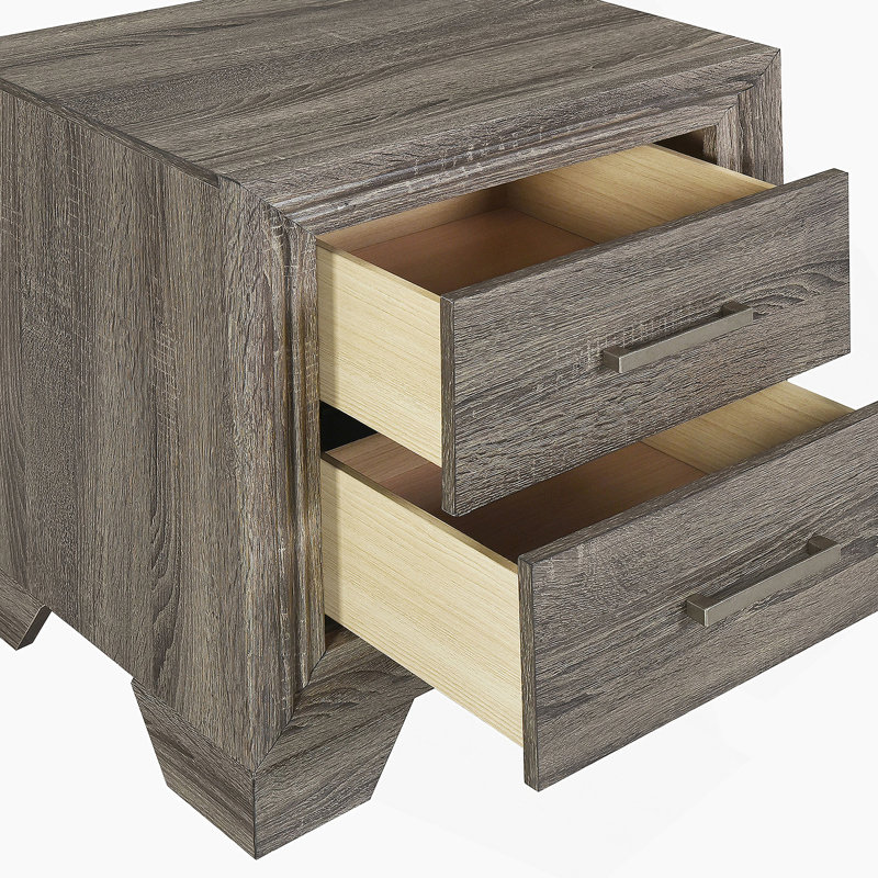 Table de chevet 2 tiroirs Funston