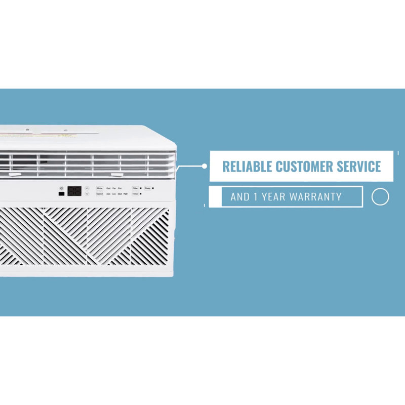 Keystone 10,000 BTU White Window Air Conditioner with Remote