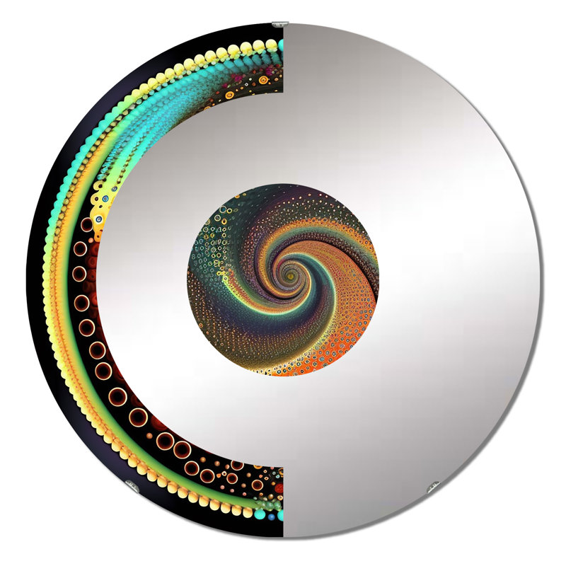 Miroir mural Iridiscdent, 31,4 po x 31,4 po