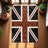 Custom Union Jack Cowhide Patchwork Rug - Genuine Leather Area Rug for Living Room, Bedroom - Multisize Floor Carpet-1362068837