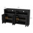 Buffet Sideboard Cabinet with Storage, 55" Large Farmhouse Kitchen Storage Cabinet with 4 Doors & Adjustable Shelves, Wood Coffee Bar Cabinet for Kitchen, Dining Room, Living Room-662249872