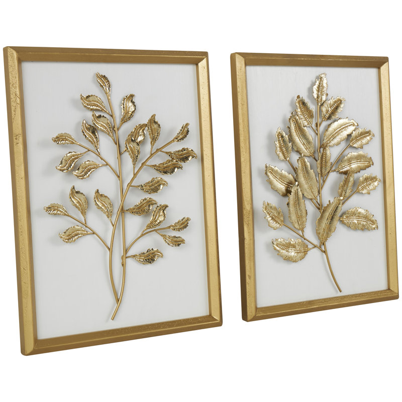 Glam Floral Wall Decor