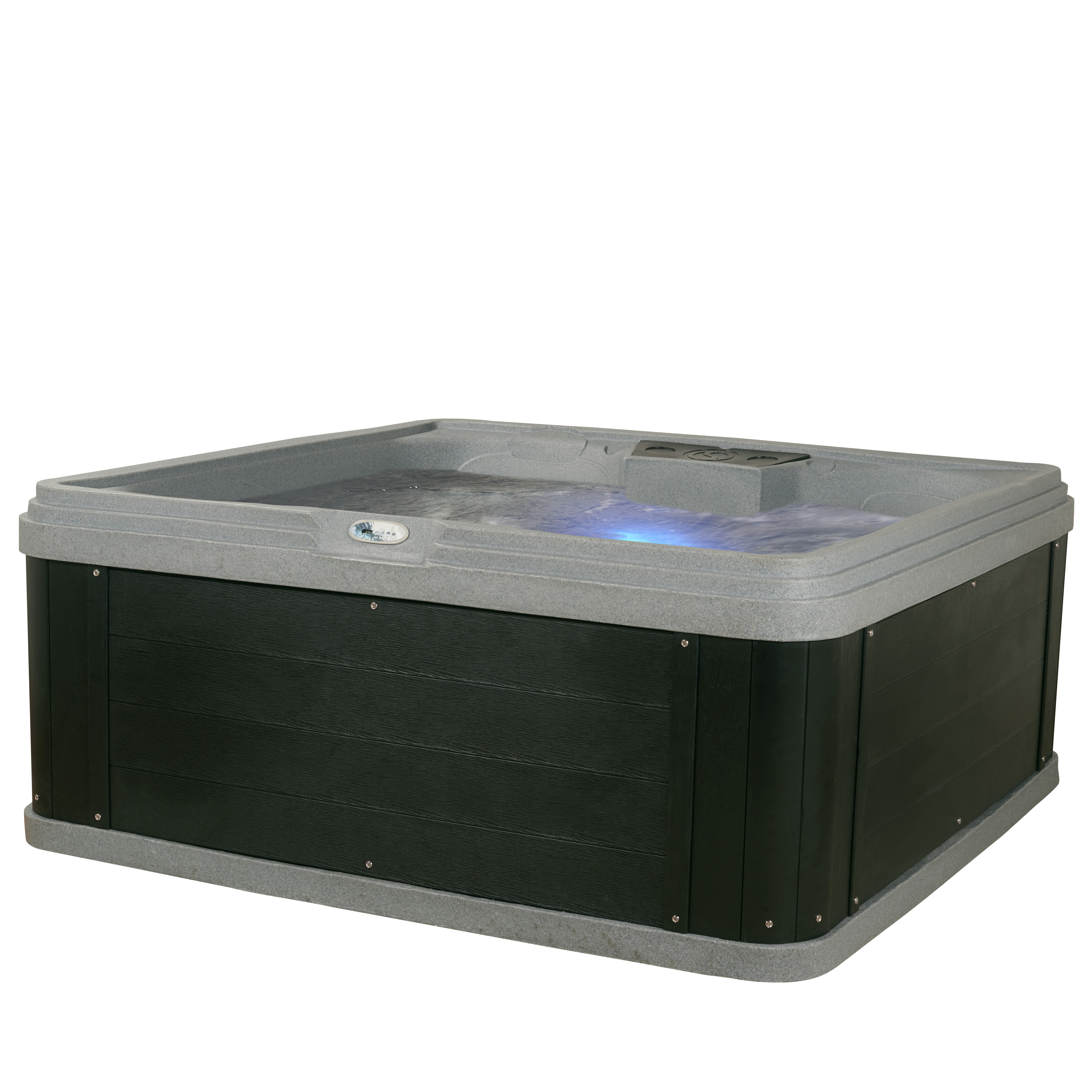 Ohana Spas Soothe LS 6-Person 30 - Jet Square Hot Tub with Heater Ozone and  Ice Bucket u0026 Reviews | Wayfair