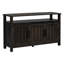 Buffet 55,1 "en bois de pin avec rangement à 3 portes
