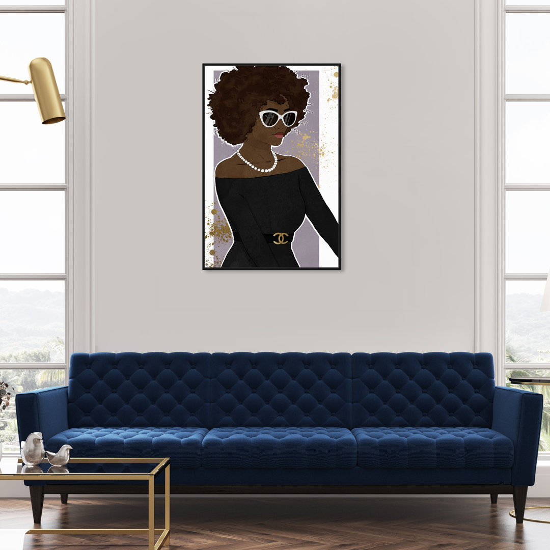 " Poised Lovely Woman " Oliver Gal Prints