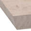 Table basse hexagonale en marbre à motif géométrique pour le salon - Table basse sculpturale moderne en pierre - 91 cm, couleur beige