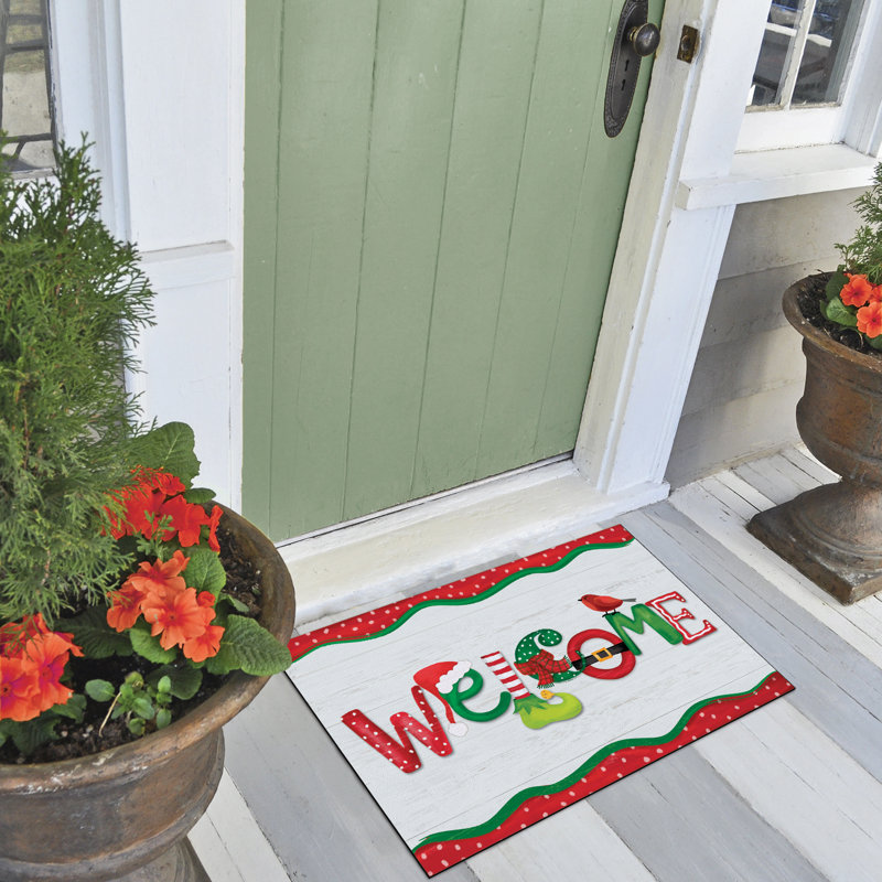 Tapis d'entrée antidérapant 29,5 po x 17,75 po