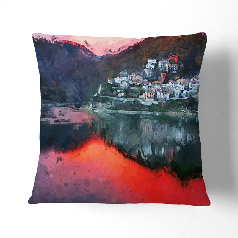 Square Cushion, 40cm H x 40cm W x 15cm D, Stone