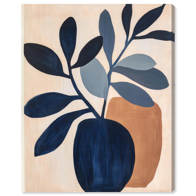 «Blue Matisse Jar I» par Art Remedy