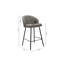 Upholstered Counter Stool with Metal Frame-88208215