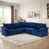 Chenille bleu est en rupture de stock