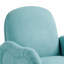 Fauteuil d'appoint avec pieds dorés en métal, fauteuil d'appoint en tissu flocon de neige, fauteuil d'appoint simple