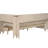 Twin Wood Daybed With Shelves And 3 Drawers, Antique White, Solid Construction, No Box Spring White Multi Wood, Needed-779668816