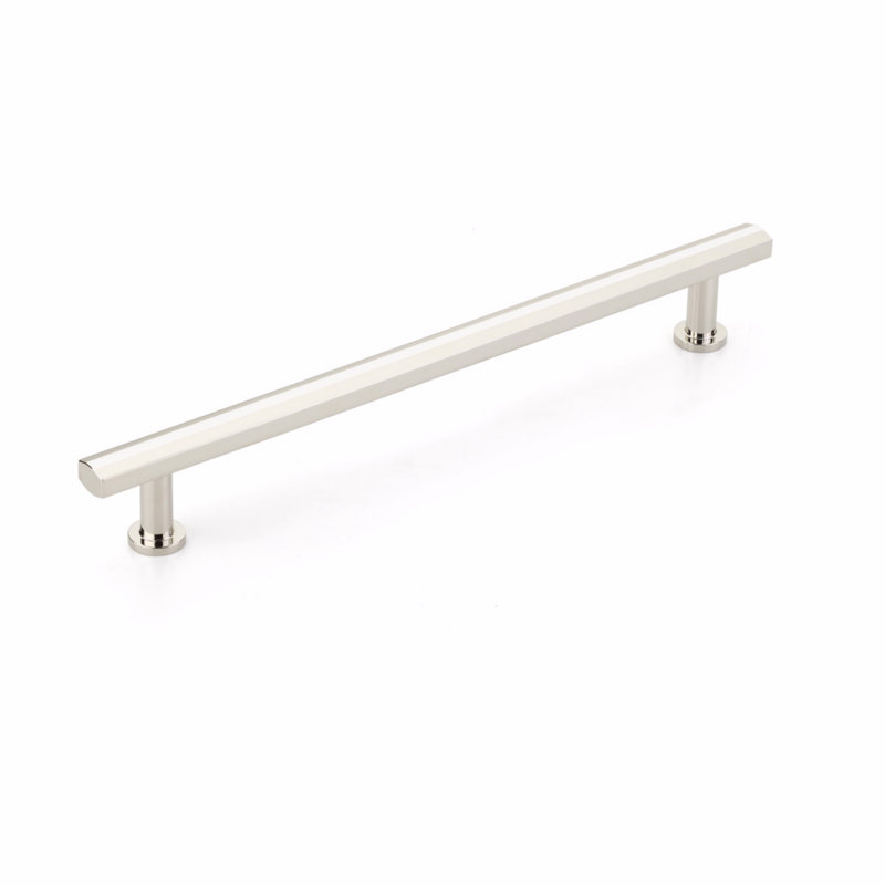 Poignée pour appareil Schaub Heathrow (fixation dos à dos), Nickel poli, 12"