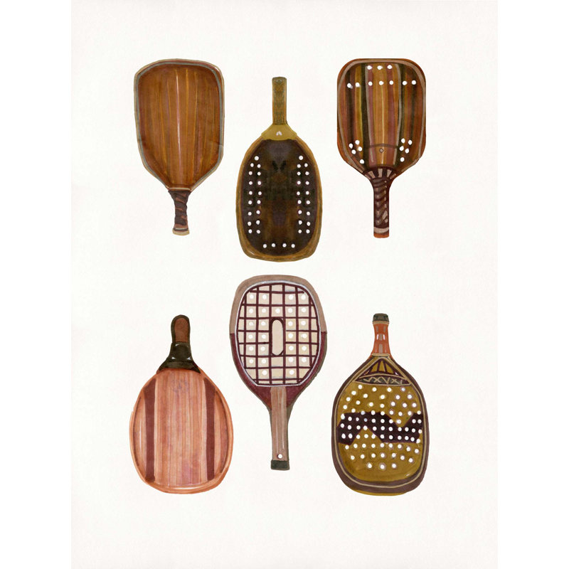 Rackets 1 Print, No Frame, 31" H x 23" W