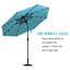 Parasol 9 pi avec lumières DEL-2122560509