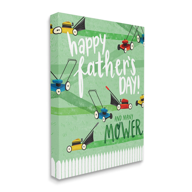 «Happy Father's Day», impression sur toile, H 48 po x l 36 po x P 1,5 po