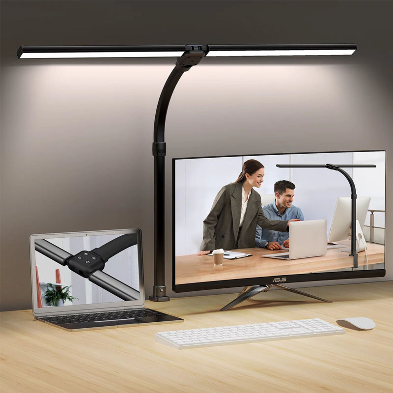 Lampe de table réglable en métal Glain
