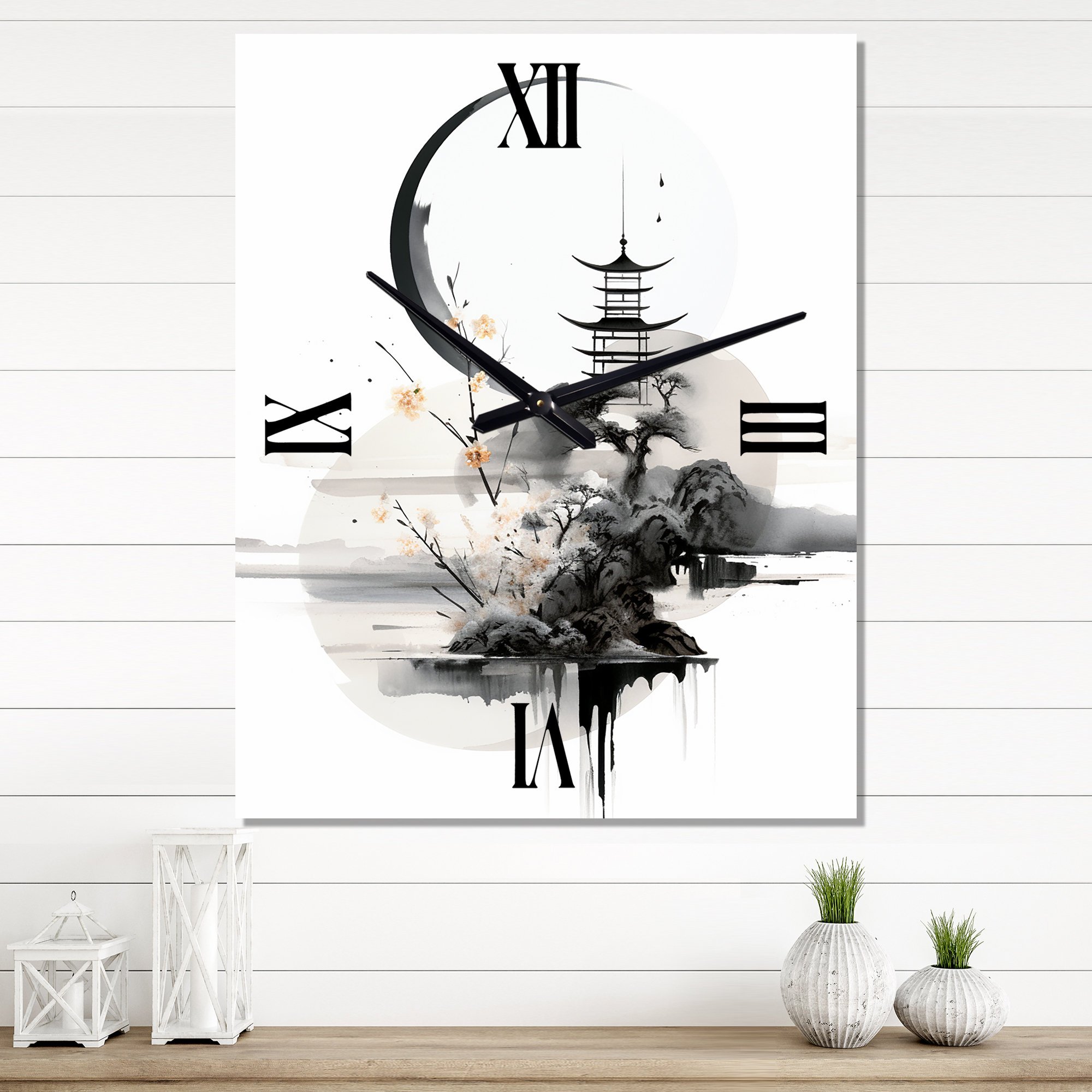 Design Art Asian Art Science Fiction - Asian Wall Clock | Wayfair
