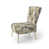 Or blanc et fleurs bleues élégance II sélectionné